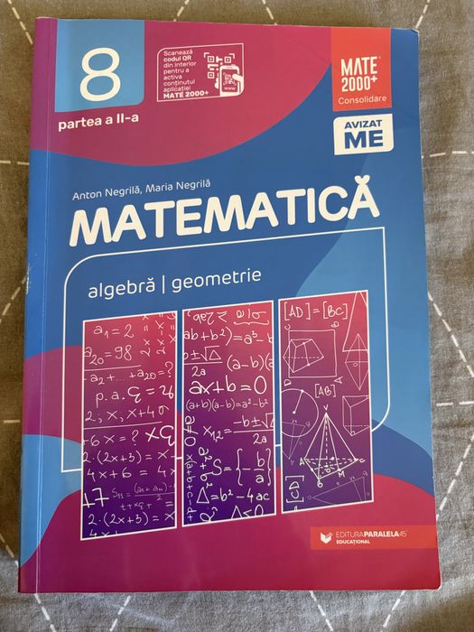 Culegere matematica partea 1 si 2 paralela 45