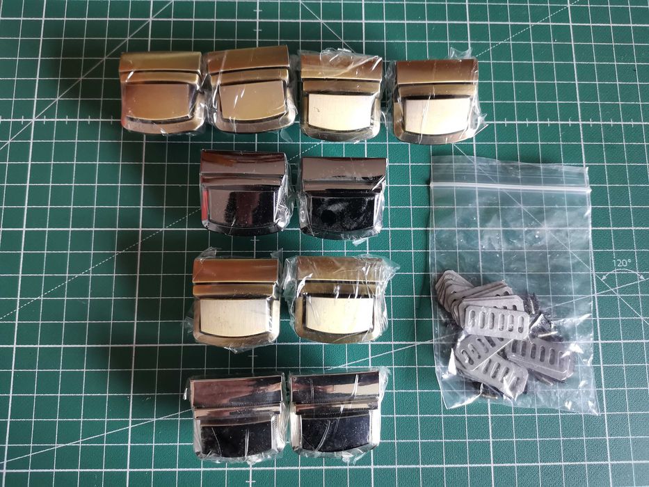 SET 10 catarame / incuietori pt genti pielarie marochinarie