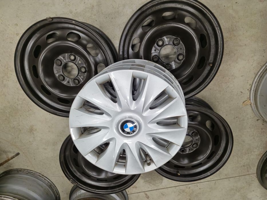 Jante otel Bmw seria 3 F30 E90 Seria 1 E87 F20 R16 / capace originale