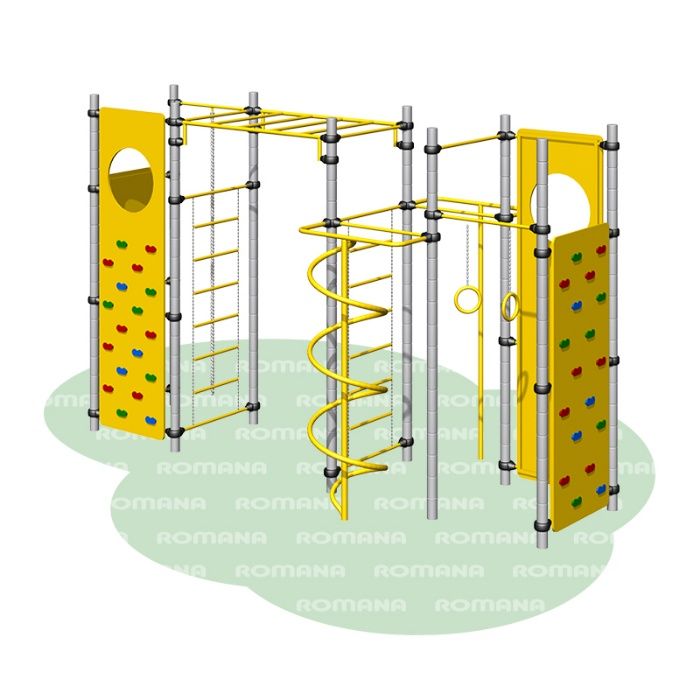 Спортивная детская площадка ROMANA Спорт болалар майдончаси. Воркаут