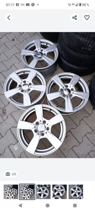 4 jante 5x112 R16 Vw golf 5 6 7 Turan Caddy passat Skoda Octavia 2 3 4