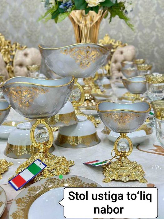 Sifatli va ajoyib dizayndagi turk, xitoy, rus mahsulotlar to'plamlari