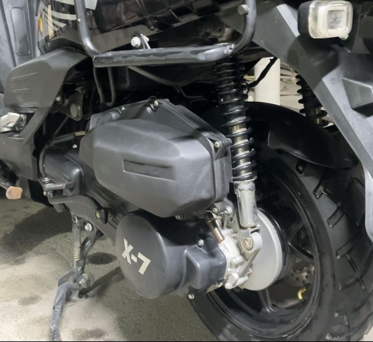 Мопед  танк   Пробег 3 к