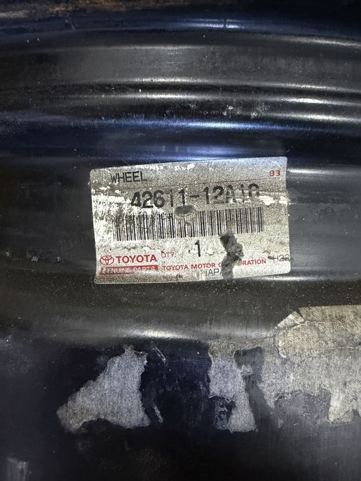 Диски железные r16 toyota