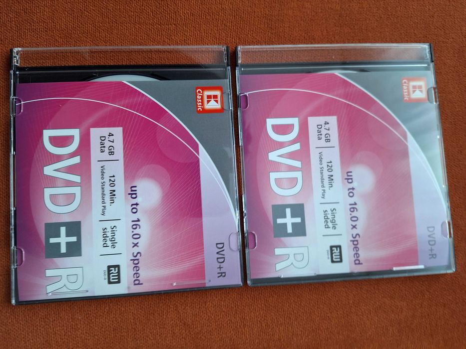 DVD+R, 16x, 4.7GB, 120 Min, Single sided, 8 buc