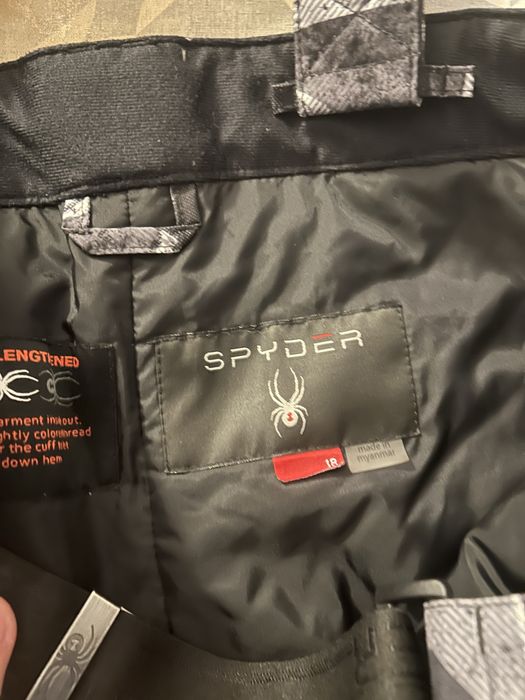 Pantalon cu bretele  schi Spyder baieti, marime 16 ani