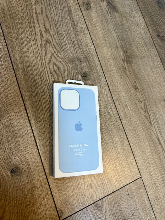 Husă Apple iPhone 14 Pro Max – Silicone Case MagSafe, albastră noua