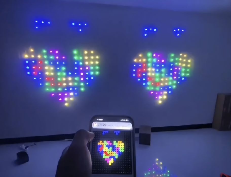 Умная гирлянда занавес RGB 2×2м