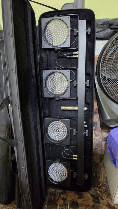 LED Eurolite KLS 200 RGB + Pedala Control - Husă transport