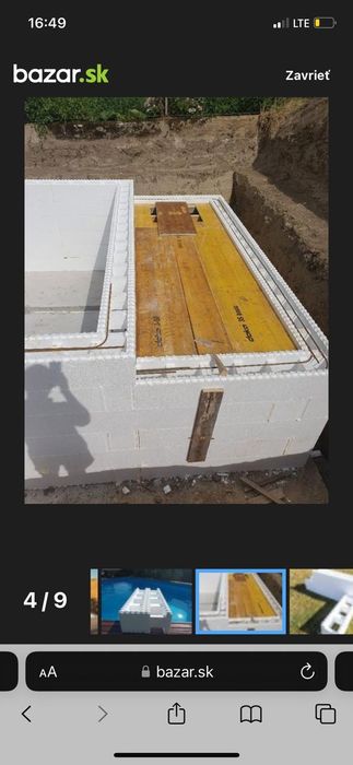 Vând cofraje din polistiren