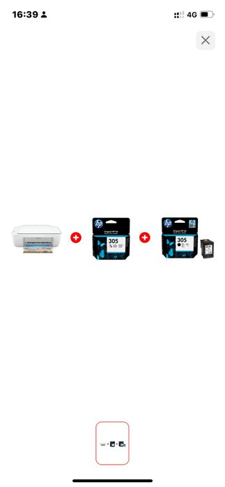 Принтер hp, deskjet 2130, новый