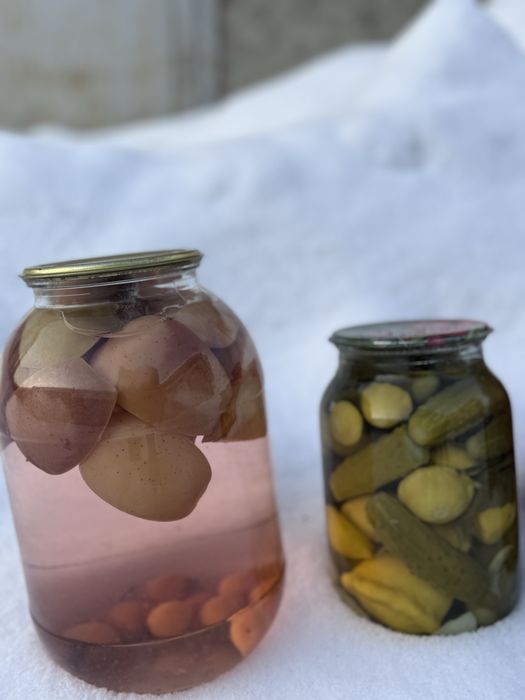 солёные огурцы помидоры