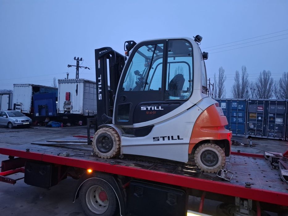 Închiriez motostivuitor Manitou rotativ încarcator telescopic Spider