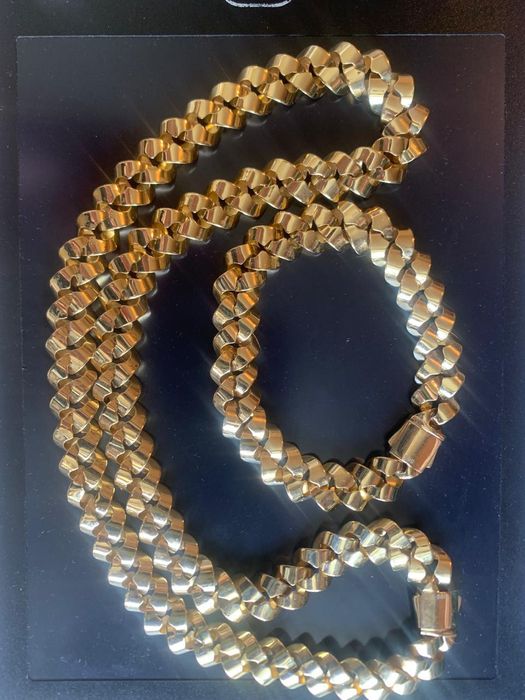 Золотая цепочка с браслетом