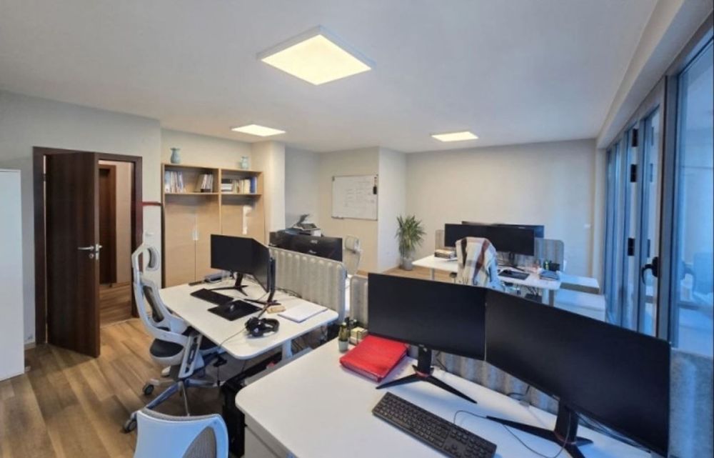 145 кв.м офис до метро България – 4 стаи, ТЕЦ, паркинг опция