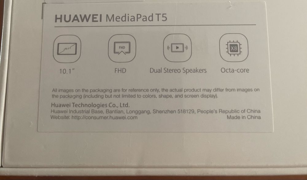 Tableta  HUAWEI  MediaPad  T5,  10,1”, FHD,Dual stereo, Octa-core