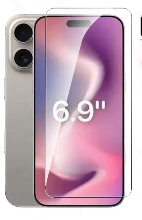 Folie sticla 20D FULL GLUE pt iPhone 16 , 16 Pro , 16 Plus, 16 Pro Max