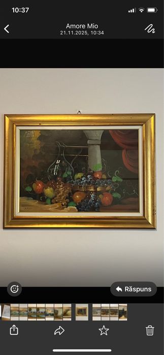 Vand tablouri vintage pe panza