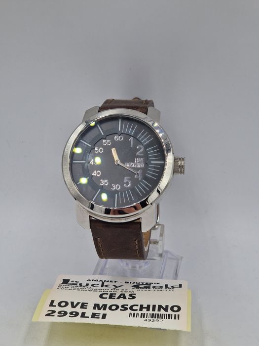 Ceas Love Moschino Curea Piele Garantie #49297