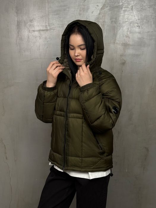 пуховик C.P. Company D.D. Shell Down Jacket  цвета хаки
