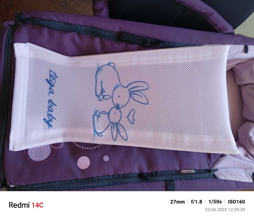 Бебешка количка запазена с зимна и лятна количка