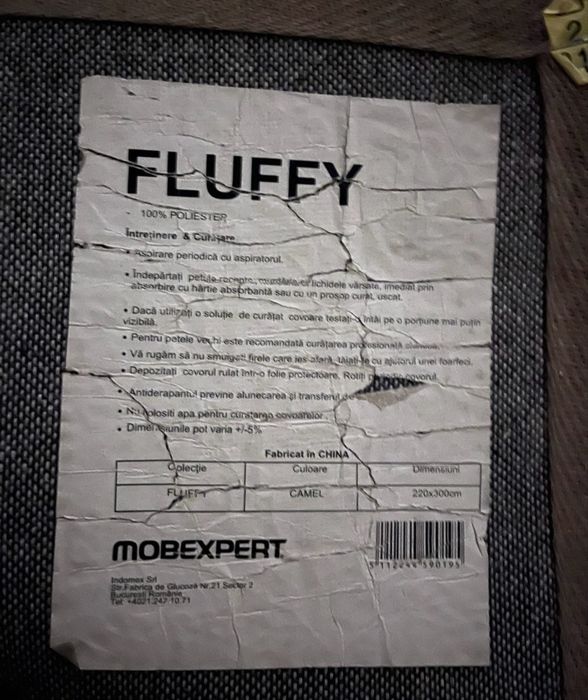 Vand covor mobexpert fluffy