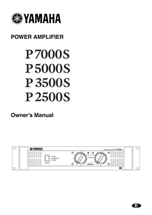 Крайно стъпало Yamaha  P3500s