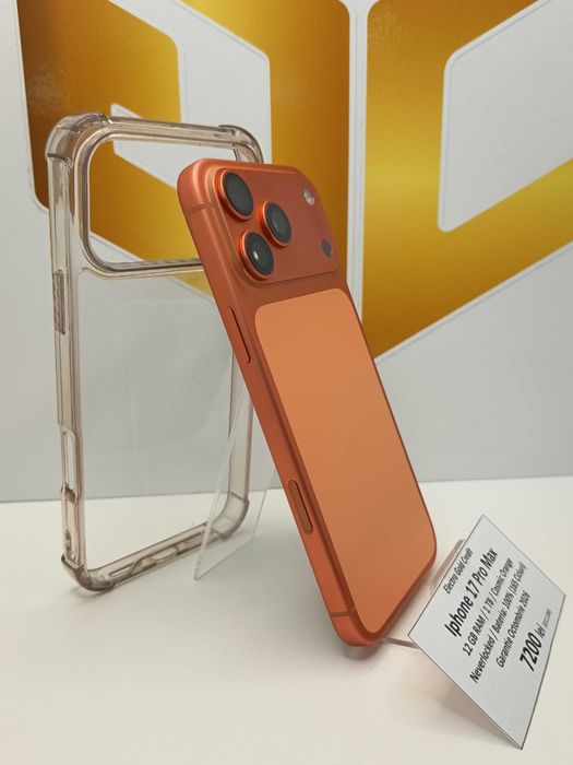 Iphone 17 Pro Max 1TB Cosmic Orange/Neverlocked/Baterie: 100%/Garantie Octombrie 2026 ID11184