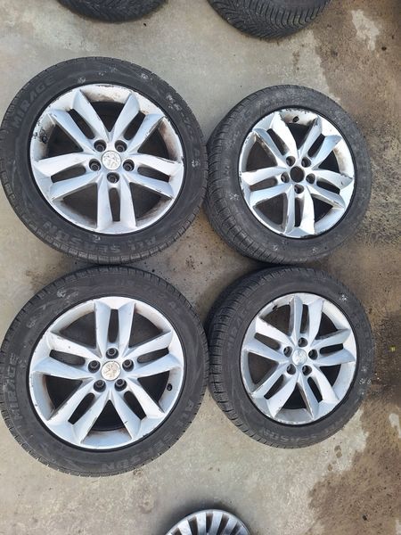 4бр. Джанти с гуми  17 цола 5x108 Peugeot 508 / Пежо 508 2012г.