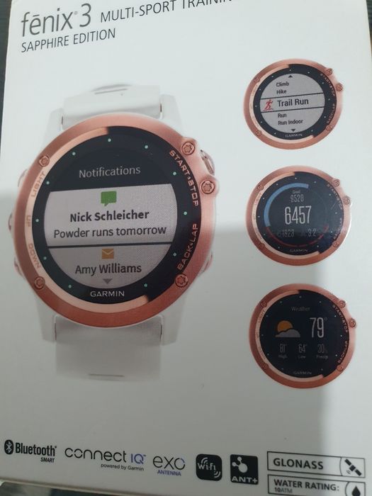 Часовник Garmin Fenix 3 Sapphire Gold