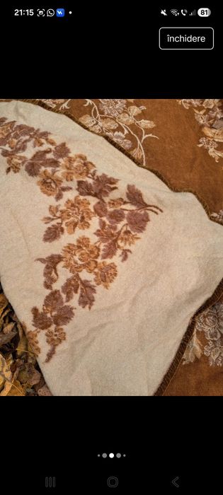 Cuvertura pat din lână naturală,  Germany