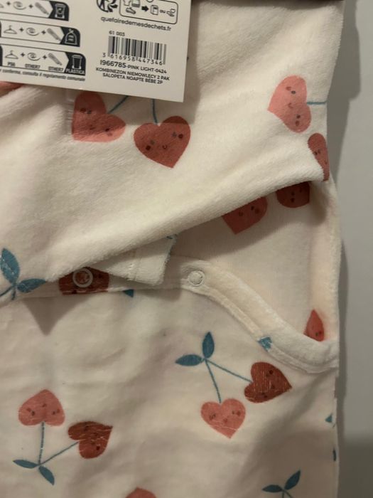 Pijama salopeta flausata groasa TEX Carrefour