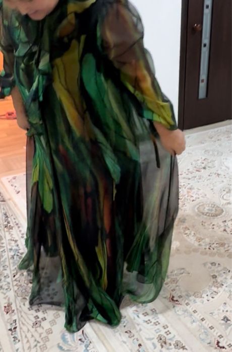 Турецкий платья зеленый