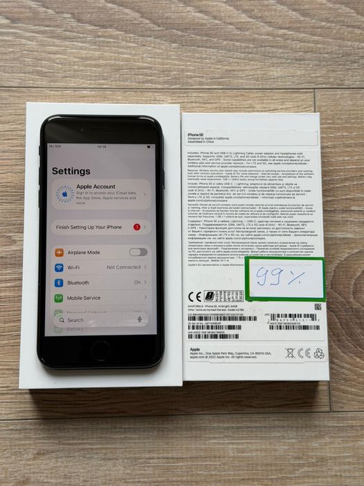 Iphone SE 3, 2022, bat.99% - negru