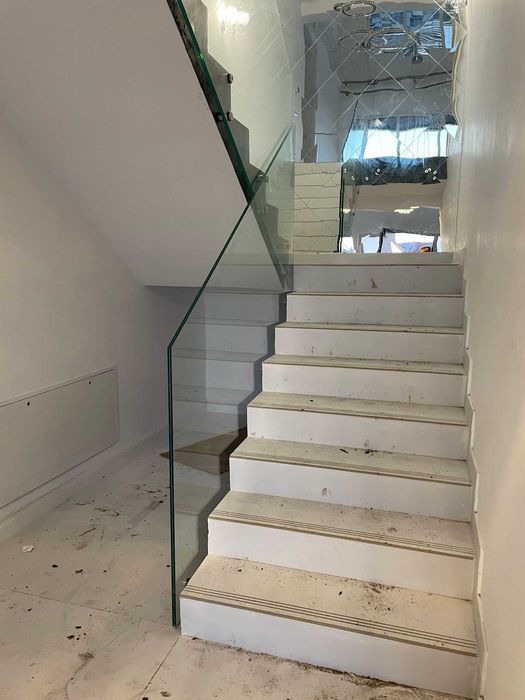 Balustrada sticla , Balustrada din inoc cu sticla , geam, inox,fier