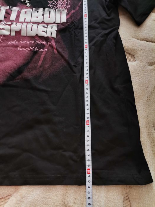 Spidier Тениски Бяла и Черна с Верижка Кръст