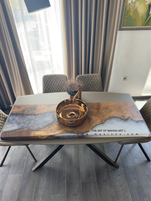 Водоустойчив плот от дърво и епоксидна смола