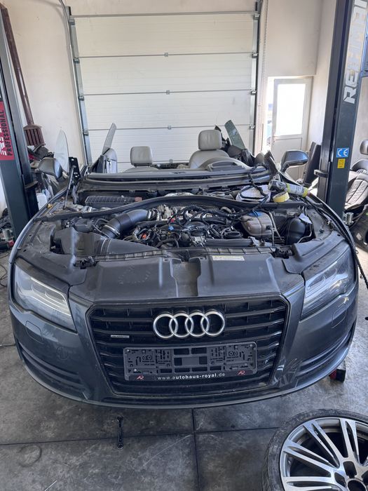 Bara fata audi a7 completa, cu instalatie senzori, spalarori far etc