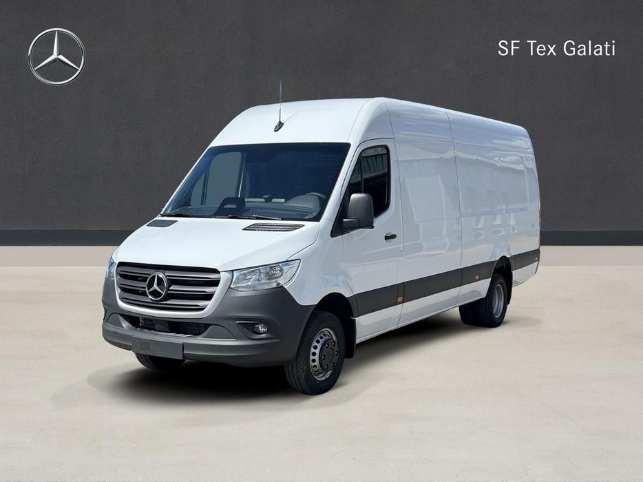 Mercedes-Benz Sprinter 517 - furgon roata dubla - detarat 3.500 kg Detarat 3.5t - podea lemn - proiectoare ceata - LED spatiu marfa