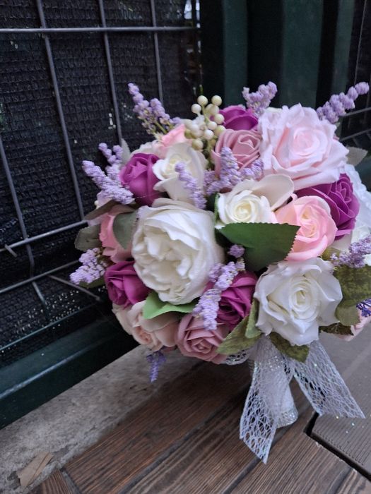 Buchet mireasa, nașă, cununie