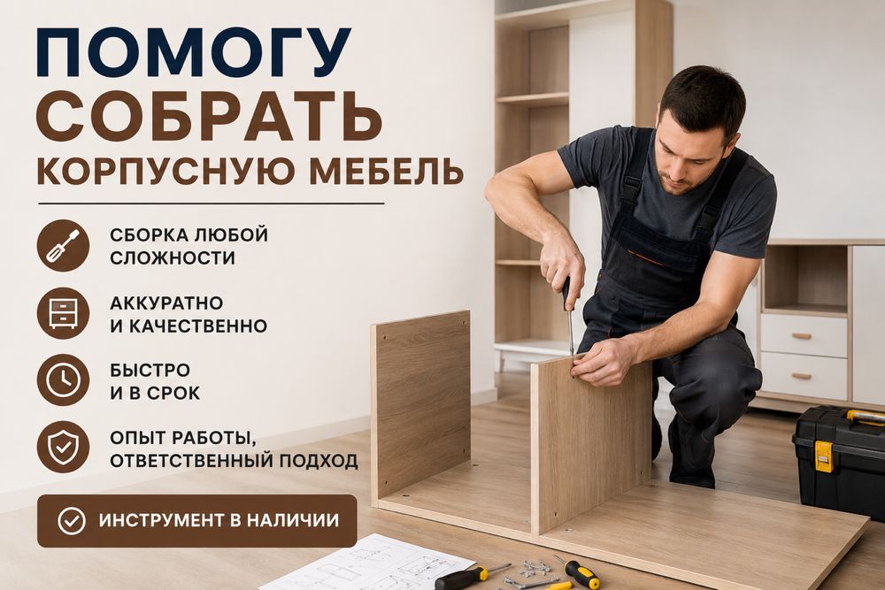 Помогу собрать мебель