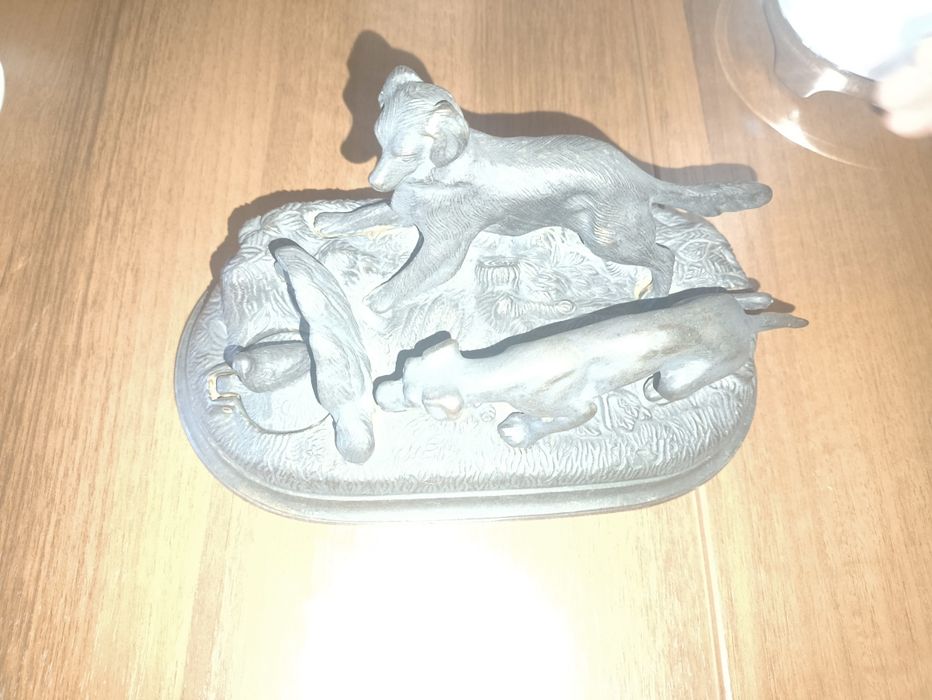 Чугунная настольная фигура 1969г