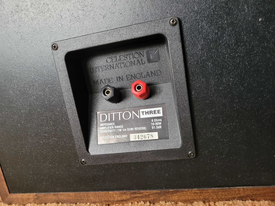 CELESTION DITTON Three boxe de referinta Hi-Fi vintage *RARITATI*