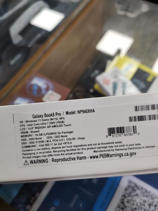 Samsung Galaxy Book5 Pro (NP940XHA)