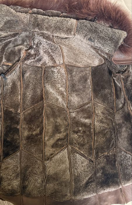 Дамски кожух естествена кожа