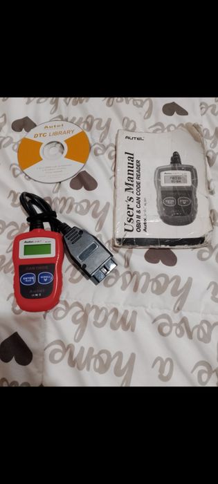 Компактен диагностичен инструмент (Autel AutoLink AL 301 OBD CAN четец на кодове)