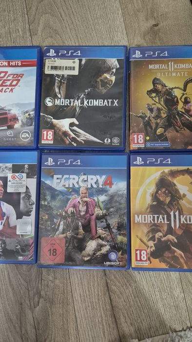 Playstation4 cu 6 jocuri incluse si o maneta