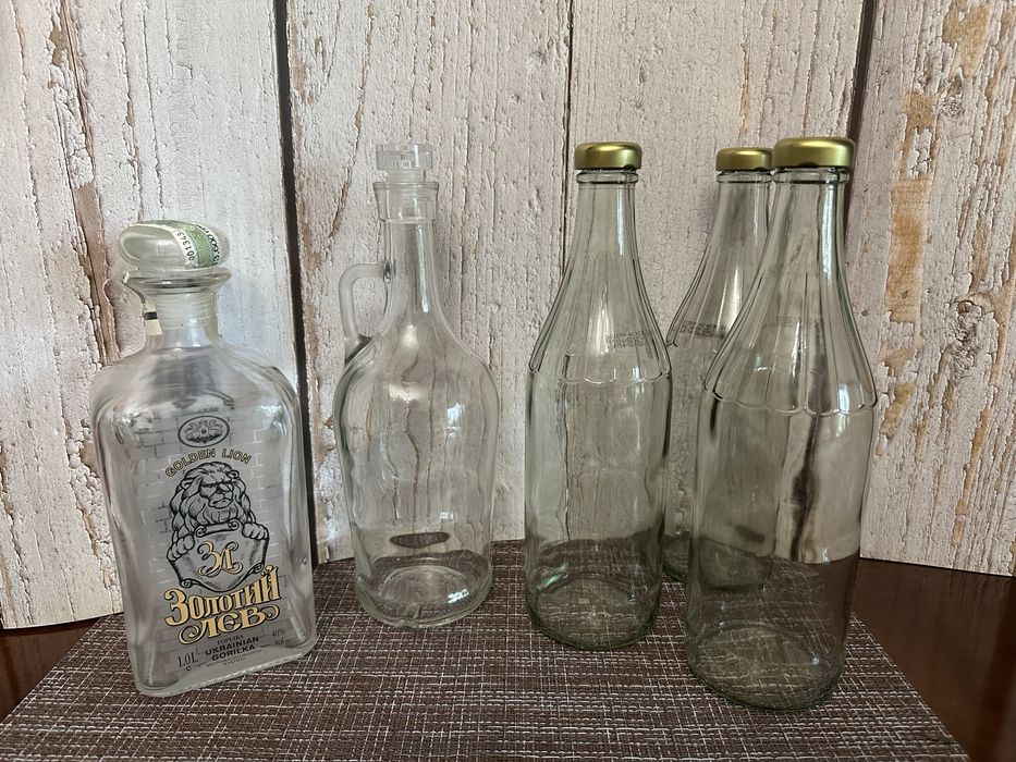 Бутылки 920 мл графин 1л