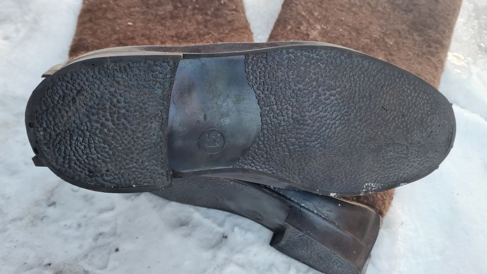 Валенки на резиновой подошве