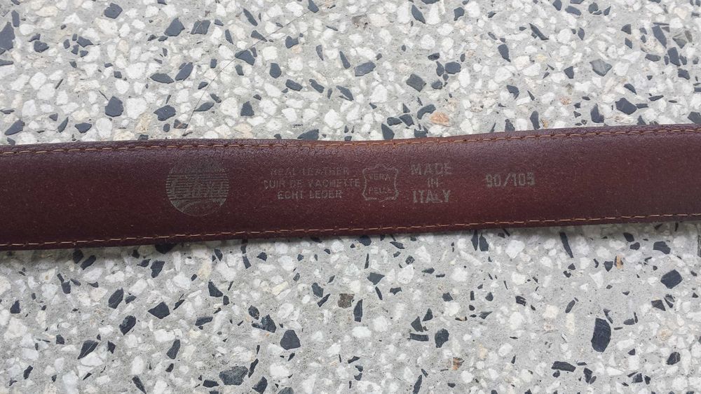 Италиански кожен колан Glou като нов (95 см)